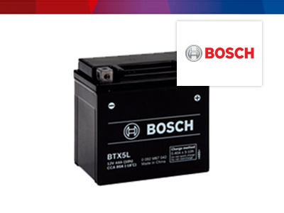 Descripción de productos Bosch: Baterías para motos